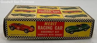 New Vintage NOS Merit Racing Car Model Kit 1954/5 Simca Gordini Open Box • $29.99