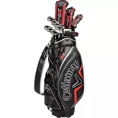 Callaway X HOT Package 11 Club Set With Golf Bag Men's 2021 Model Flex R • $1425.35