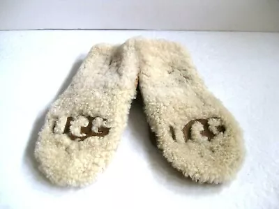 Ugg Sheepskin Fingerless Women Gloves Chestnut Us Size Small • $79.99