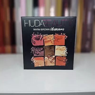 Huda Beauty Warm Brown Obsessions Eyeshadow Palette Brand New No Box • £16.99