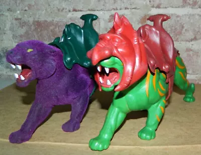 Vtg 1980's 1980s He Man Motu Masters Of The Universe Battle Cat Panthor Lot Comp • $59.99