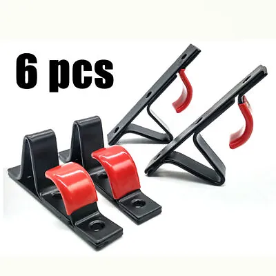 6PCS SLAT WALL METAL Garage WHEEL RIM Work Shop Storage Display HOOK  13-22 Inch • $43.68