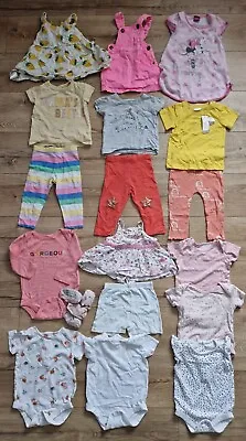 Baby Girl Clothes Bundle 9-12 Months Outfits Next George Gap 21 Items • £14.99