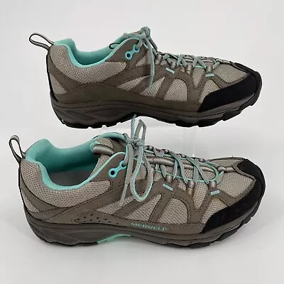 Merrell Brindle Calia Trekking WOMENS Lace Up Hiking Shoes Sneakers SIZE 8 • $34.97