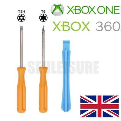 XBOX One / 360 Controller Screwdrivers Tool Kit T8H T6 & Side Panel Pry Tool S • £2.75