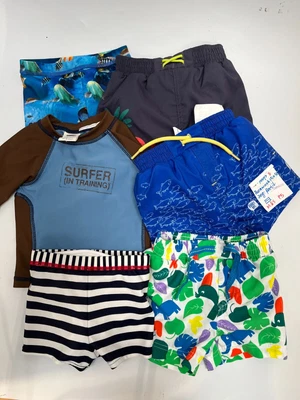 Babies 6 Piece Assorted Swimming Bundle Size 0-3 Months #RS • £3.55