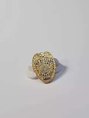 La Marque Citizens Police Lapel Pin Texas Blue & Gold Colors Galveston County • $9.45