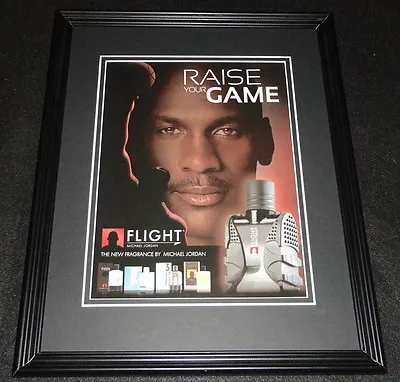 Michael Jordan Flight Cologne 2011 Framed 11x14 ORIGINAL Advertisement • $34.99