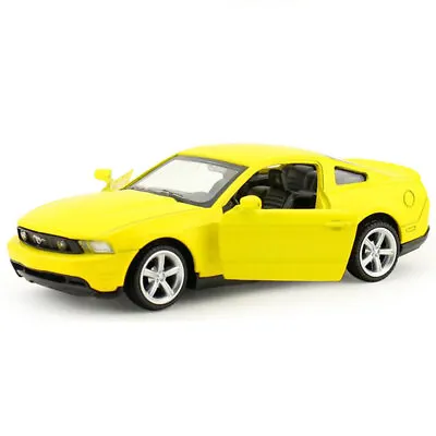 1:43 Ford Mustang GT Model Car Diecast Toy Cars Toys For Kids Boys Gifts Yellow • $22.28