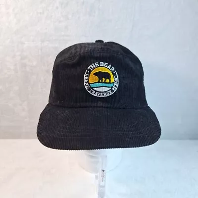 Vintage The Bear Grand Traverse Resort Corduroy Trucker Adjustable Cap Hat • $35