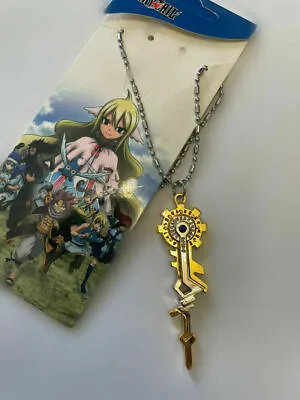 Anime Fairy Tail Alloy Key Of Limitless Clock Cosplay Pendant Necklace Accessory • £5.99