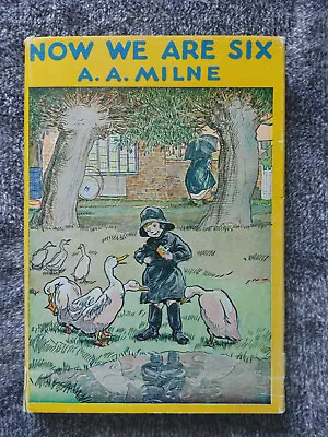 $19.99 • Buy Now We Are Six By A. A. Milne 1954 Printing Childrens Poems Collection