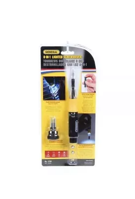 General Tools: 8-in-1 Lighted Precision Screwdriver • $12.50