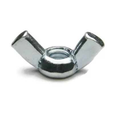 Wing Nut Zinc Plated Steel Nuts - Inch Sizes #6-32 To 1/2 -13 - QTY 100 • $32.10