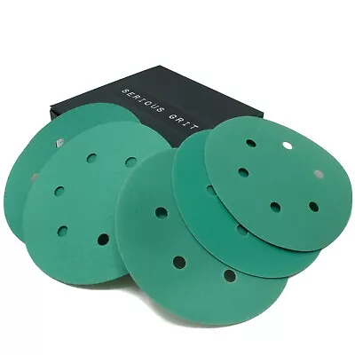 6 Inch Sanding Discs 6 Hole 40-800 Grit Hook & Loop Sandpaper For Orbital Sander • $23.90