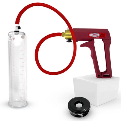 $114.69 • Buy LeLuv MAXI Penis Pump + Premium Hose 9  Or 12  X 1.5 -2.75  Cylinder + TPR Seal