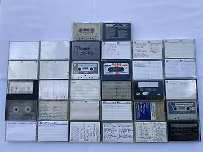 Lot Of 64 Cassette Tapes Pre-recorded Sold As Used Blanks Maxell Sony TDK Scotch • $24.99