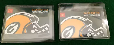 Lot Of 2 GREEN BAY PACKERS NFL MCDONALD'S ARCH GIFT CARDS NICE! (GB1) • $7.99