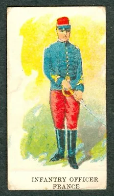 1910s DOCKMAN Gum Card E5 WW1 MILITARY PICTURES Infantry OFFICER Stand Up  • $19.99