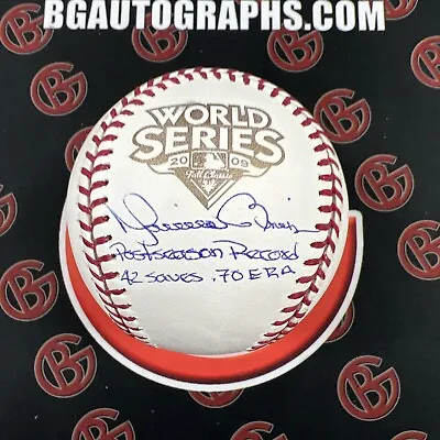 Mariano Rivera Signed 2009 World Series Logo Baseball Inscribed Steiner • $449.99