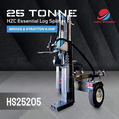 HZC 25 Ton LOG SPLITTER Wood Hydraulic Firewood 25T 6.5HP Wood Splitter • $1999