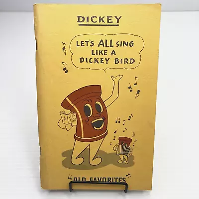 W. S. Dickey Clay Manufacturing Co Lets All Sing Like A Dickey Bird Song Booklet • $6.66