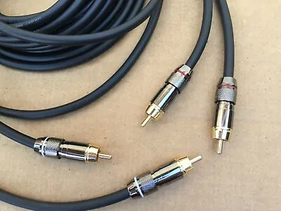 1-20'FT Pair Mogami 2534 18-AWG Cable RCA Gold Male-Male Audio Sound Microphone • $25.45