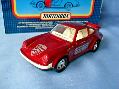 Matchbox Superkings K70 - Porsche 911 Turbo - Metallic Red - Mint Boxed - 1988. • £5.99