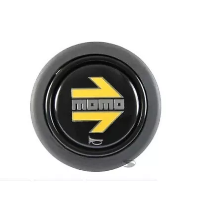 ✅ Original Momo Corse Horn Push Button Black/Yellow Universal Fit FREE SHIPPING✅ • $69