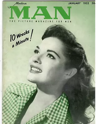 Men's Cheesecake Magazine MODERN MAN Jan. 1952 Lili St. Cyr Zoltan Glass • $16