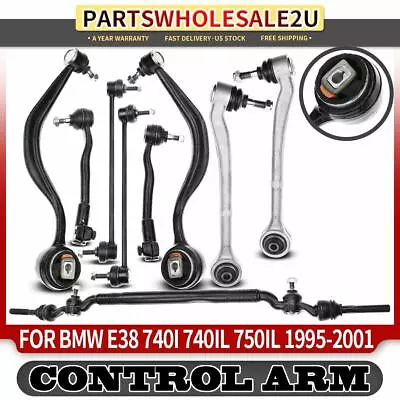 9pcs Front Control Arms Tie Sway Bar Link Suspension Kit For BMW E38 740i 750iL • $144.99