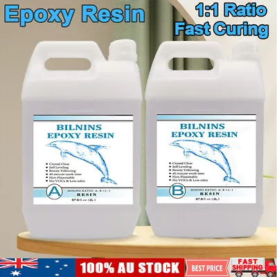 Epoxy Resin 1:1 Ratio Casting Super Clear Craft Coating Paste AB Liquid Art Kit • $129.99