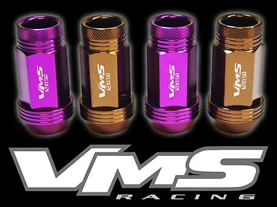 Vms 20 Chevy Corvette C4 C5 C6 C7 48mm Premium Lug Nuts 12x1.5 Purple Bronze Mix • $59.88