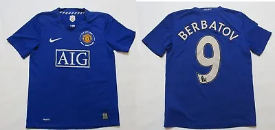 £27 • Buy Berbatov #9 MANCHESTER UNITED NIKE Shirt Jersey 2009 BOY L 152-158cm /12-13 YRS