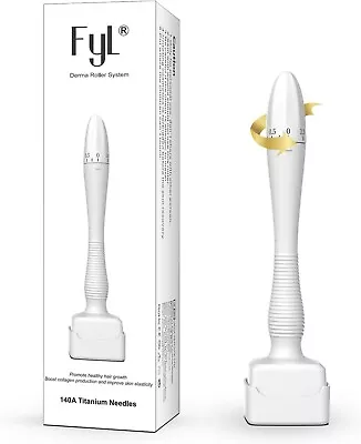 FYL Derma Stamp Adjustable Microneedling Pen Derma Roller For Hair Beard Gro • $32.59