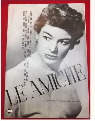 Michelangelo Antonioni LE AMICHE Original Movie Press JAPAN B3 Poster 1956 • $75