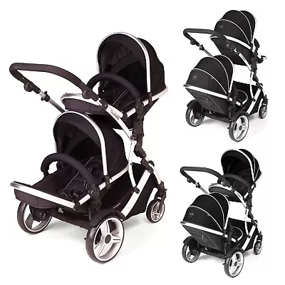 Kids Kargo Duellette Hybrid Tandem Buggy Pushchair Travel System • £519.99