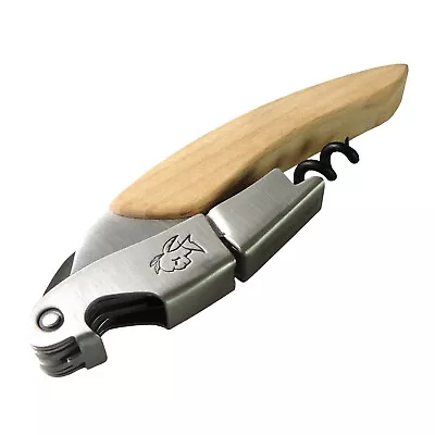 £22.99 • Buy Ligne W L’IROQUOIS Waiter's Style Double Lever Sommelier Friend Corkscrew - Wood