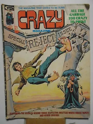 CRAZY MAGAZINE #7 (1974) Kung Fu Marv Wolfman Vic Martin Steve Gerber Marvel • $2.95