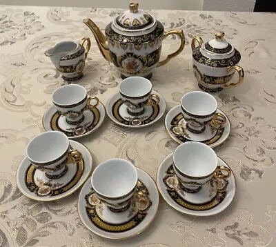 VTG L F Fine Limoges China Porcelain PRC Complete Coffe Set In Good Condition • $250