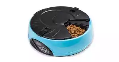 ADD&SHIP 6 Meal Digital LCD Automatic Pet Feeder - For Cats & Dogs  • $42