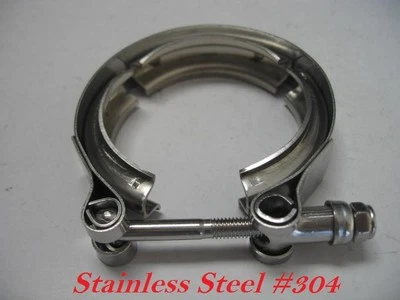 $13.95 • Buy 1.5  Inch Stainless Steel Vband V Band V-band Turbo Downpipe Exhaust Clamp 