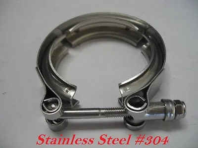 1.5  Inch Stainless Steel Vband V Band V-band Turbo Downpipe Exhaust Clamp  • $13.95