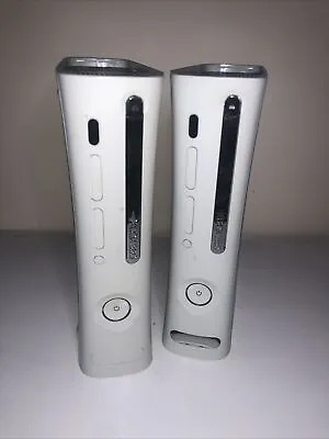 2 Microsoft Xbox 360 White Consoles - RED RING OF DEATH Blinking • $27.99