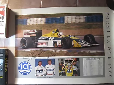 Williams / ICI Formula One Racing Poster. Vintage. • $32