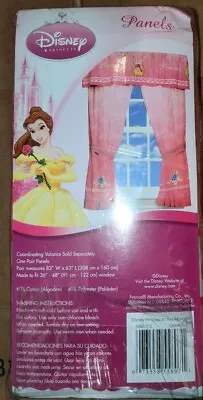 £23.26 • Buy Disney Princess Window Curtain One Pair Panels Pink  82  × 63  
