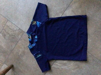£3 • Buy Boys Uv Sun Protection Swim Top/Shirt Size 140 Cm In Blue