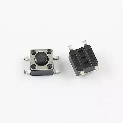 100Pcs Momentary Tactile Tact Push Button Switch 4 Pin SMT SMD 4.5x4.5x3.8mm • $3.99