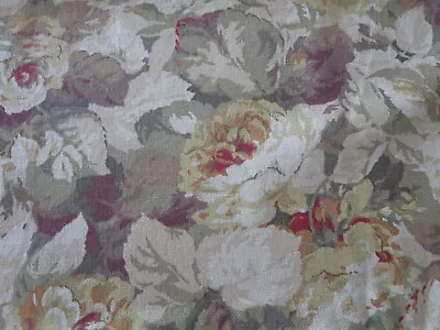 P. Kauffman Cabbage Rose Upholstry/Cushion Fabric 2 Yards 54  Wide • $14.97