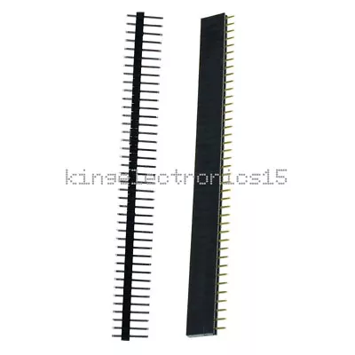 10PCS Female&Male 40pin 2.54mm Header Socket Single Row Strip PCB Connector • $2.88